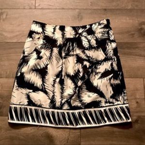 Anthropology Print Mini Skirt